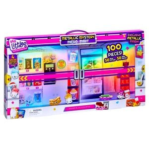 Shopkins Real Littles Metallic Mystery Micro Mart 100 Pieces  BRAND NEW.